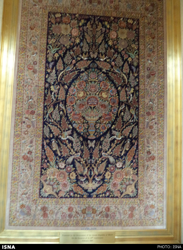 تابلو فرش ایرانی در سازمان ملل