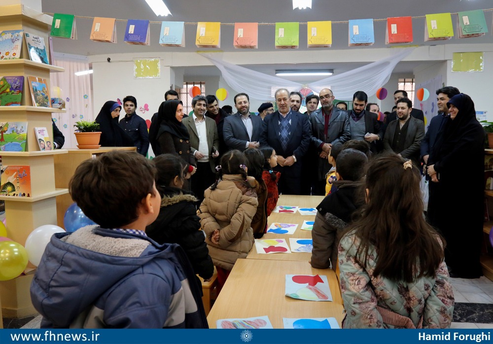افتتاح پارک کتابخانه کودک در فرهنگسرای اشراق