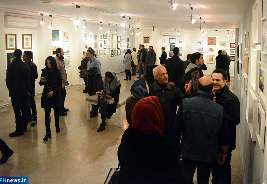 فروش ۱۲۱ اثر در اولین روز گشایش نمایشگاه فروش آثار چند نسل هنرمندان معاصر ایران