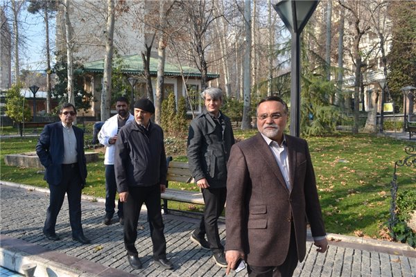 بازدید رئیس مؤسسه فرهنگی اکو از باغ کتاب تهران و باغ موزه هنر ایرانی
