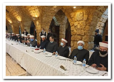 اجلاس باشكوه علمای شيعه و سنی لبنان در بزرگداشت سردار سليمانی