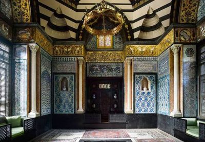 افتتاح موزه لیتون انگلیس با نقاشی دیواری یک هنرمند ایرانی / یک خانه ویکتوریایی با رنگ و بوی هنر اسلامی