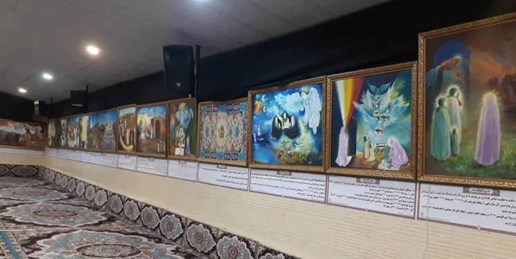 نمایش زندگی حضرت زهرا(س) در ۳۵ تابلوی نقاشی