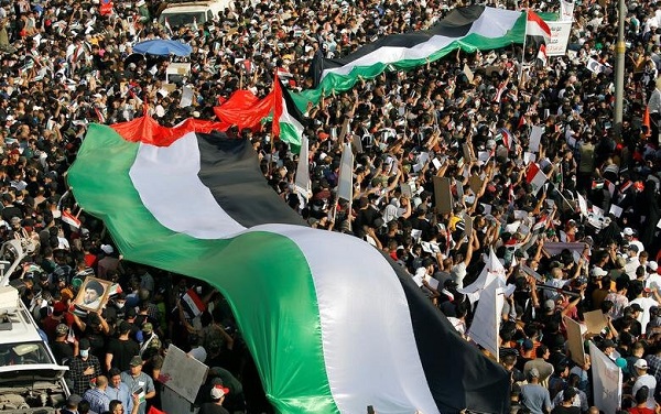 همایش مردمی «فلسطین تنها نیست» در میدان امام حسین(ع)