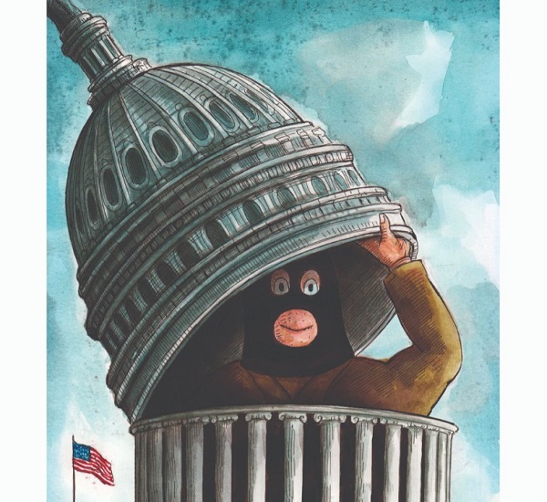نمایشگاه کاریکاتور حقوق بشر آمریکایی  در خانه فرهنگ امام علی(ع)