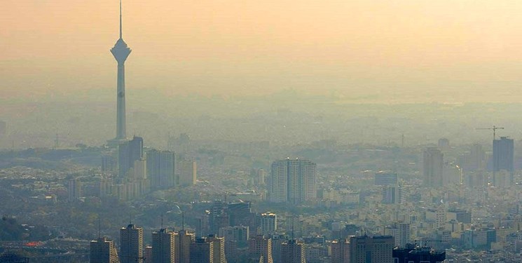 افزایش ذرات معلق در هوای پایتخت/ هوای تهران آلوده‌تر شد