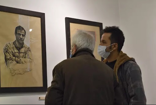 نمایش ۴۴ پرتره سردار شهید در موزه هنرهای معاصر فلسطین/ آثاری ساده که لطافت دارند