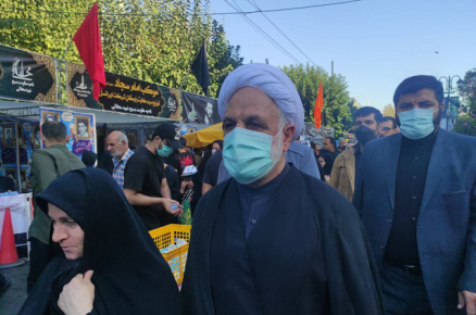 حضور رئیس قوه قضاییه در مراسم پیاده‌روی جاماندگان اربعین  در تهران
