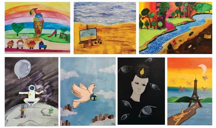 برپایی نمایشگاه خیریه نقاشی کودکان و نوجوانان در «محک»
