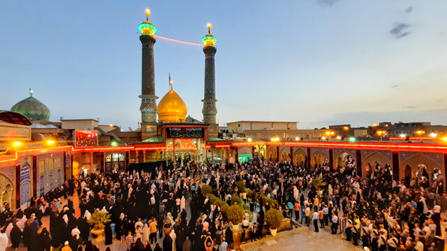 مراسم سوگواری دهه دوم ماه محرم در حرم حضرت عبدالعظیم(ع) برگزار می‌شود