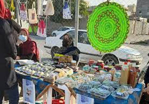 بازارچه  سنتی  در مجتمع فرهنگی و هنری حکیمیه