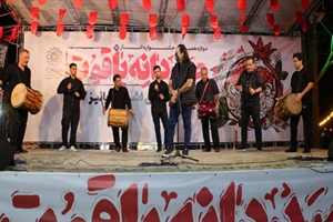 در جشنواره «صد دانه یاقوت» شروه‌خوانی در کنار سنج و دمام اجرا شد