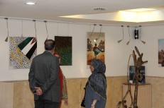 عکس؛ نمایشگاه گروهی نقاشی و کلاژ «وعده صادق» در فرهنگسرای اندیشه