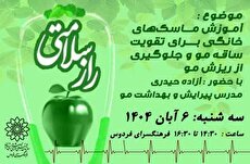 آموزش ساخت ماسکهای خانگی در فرهنگسرای فردوس آموزش ساخت ماسکهای خانگی در فرهنگسرای فردوس