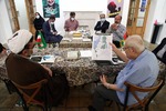 دیدار صمیمانه سفیر فلسطین با رییس سازمان فرهنگی هنری در باغ موزه هنرهای ایرانی