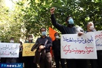 تجمع اعتراضی مردم تهران در محکومیت عادسازی روابط حکام عرب با رژیم اشغالگر قدس