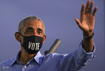 تبلیغ باراک اوباما، رئیس جمهور پیشین آمریکا، از جو بایدن 