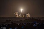 پرتاب فضاپیمای چین برای جمع‌آوری نمونه سنگ و خاک از ماه. عکس: EPA-EFE


