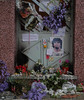 یادبودی برای دیگو مارادونا فوتبالیست فقید آرژانتینی در مکانی که بین سال های 1978 تا 1980 در بوئنس آیرس آرژانتین زندگی می کرد. اعتبار: AFP

