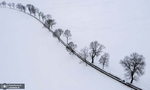 جاده برفی زیبا در رشته کوه ارتس در آلمان. عکس: Jan Woitas / AP

