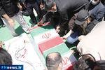 تشییع و تدفین دو شهید گمنام در بوستان شهید منفرد نیاکی