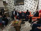 حضور در منزل شهید سردار امید فرخی زنگنه از سرداران شهید حادثه تروریستی اهواز