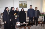 دیدار با همسر شهید حسین رنجبر در ستارگان پرفروغ منطقه ۱۰