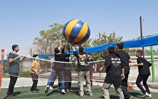 عکس؛ اردوبازی پسران هیئت اصحاب‌المهدی(عج) منطقه ۵ در فرهنگسرای تهران ‎