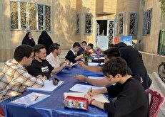 عکس؛ رویداد نقاشی «مهر رنگ» در کتابخانه شقایق برگزار شد