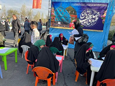عکس؛ برپایی موکب نوجوانان فرهنگسرای سرو و فرهنگسرای کار و تعاون همزمان با عید فطر‎