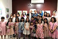عکس؛ نمایشگاه و کارگاه هنری «قایق کاغذی من» در فرهنگسرای ارسباران