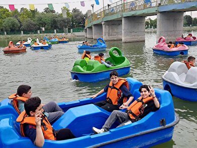 عکس؛ اردوی نیم‌روزه پسران به همت فرهنگسرای عطار نیشابوری‎