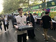 عکس؛ جشن امام‌رضایی‌ها با حضور نوجوانان حلقه‌های هویتی منطقه ۲