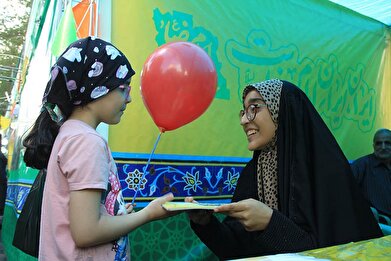 عکس؛ میزبانی نوجوانان فرهنگسرای مهر در جشن بزرگ امام رضایی ها‎