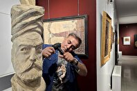 عکس؛ نمایشگاه «نقش زرین» در فرهنگسرای ارسباران