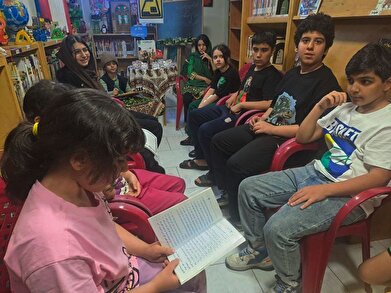 عکس؛ پنجاهمین دورهمی «بچه‌کتابخون‌ها» در کتابخانه جهان‌آرا
