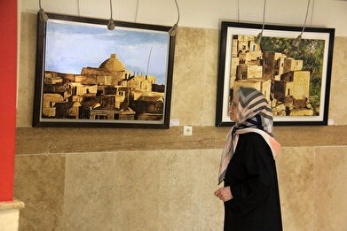 عکس؛ نمایشگاه «محمدعلی روح الهی» و هنرجویان در فرهنگسرای اندیشه