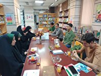 عکس؛ پنجاه و هفتمین نشست بچه‌کتابخون‌ها در کتابخانه امام جعفر صادق(ع)