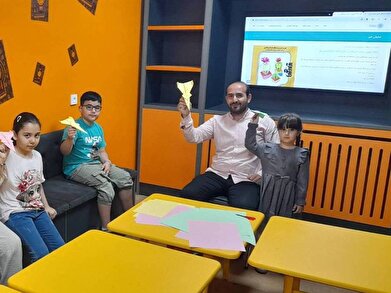 عکس؛ دومین کارگاه آموزش ساخت اوریگامی در فرهنگسرای مهر‎