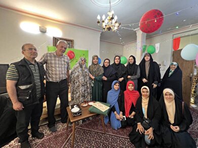 عکس؛ تکریم سیدعلی رضایی در منطقه ۹‎