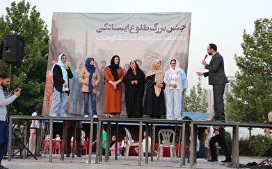 عکس؛ جشن بزرگ طلوع ایستادگی در منطقه ۲۲
