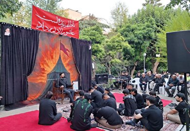 عکس؛ موکب نوجوانان فرهنگسرای خانواده در دهه اول محرم