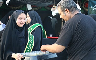 عکس؛ موکب دختران خورشید در منطقه ۲۲