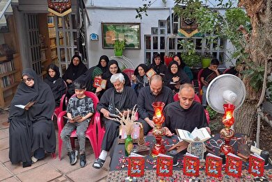 عکس؛ پویش «چهل خانه» به همت نوجوانان فعال کتابخانه شهید جهان آرا