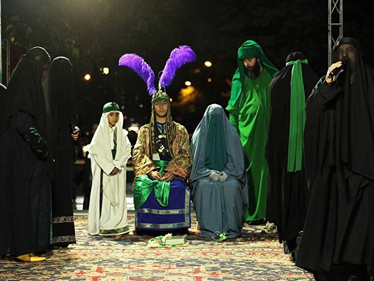 عکس؛ دومین شب مجالس تعزیه «شبیه نور» در خانه هنرمندان ایران