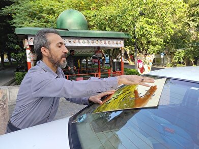 عکس؛ موکب پذیرایی هیئت یالثارات الحسین (ع)، فرهنگسرای سرو در بلوار کشاورز