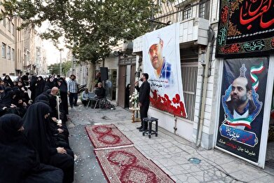 آیین گرامیداشت یادبود شهید علیرضا جلالی‌فر در منطقه ۱۵ تهران