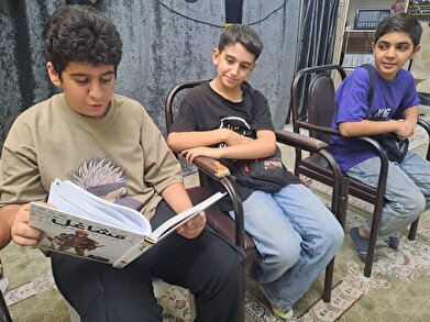 عکس؛ شصت و سومین دورهمی بچه‌کتابخون‌ها به همت کتابخانه شهید جهان‌آرا