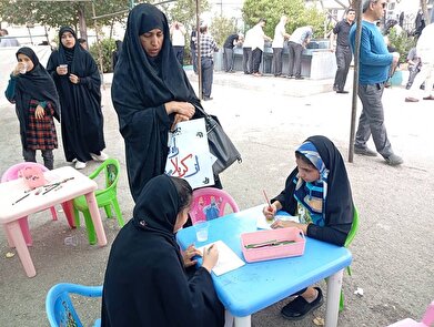 عکس؛ فرهنگسرای منتظر به همت فرهنگسرای رضوان