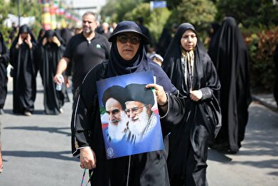 عکس؛ آیین راهپیمایی جاماندگان اربعین حسینی در شهر تهران (۳)